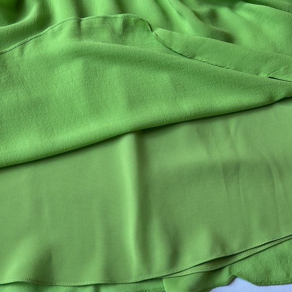 Adrianna Papell Chartreuse Halter Mini Dress (12) - Picture 8 of 8